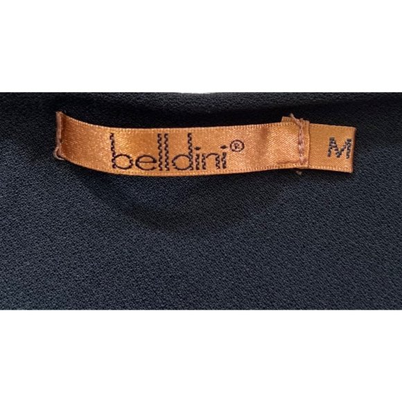 Belldini Women’s One Shoulder Draped Grommet Blouse Top Size M - Picture 5 of 6